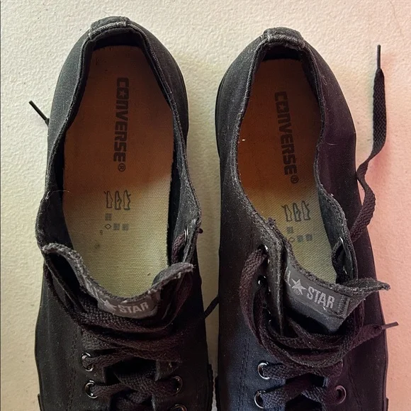 Converse Black Canvas Men's Sneakers - Picture 7 of 8